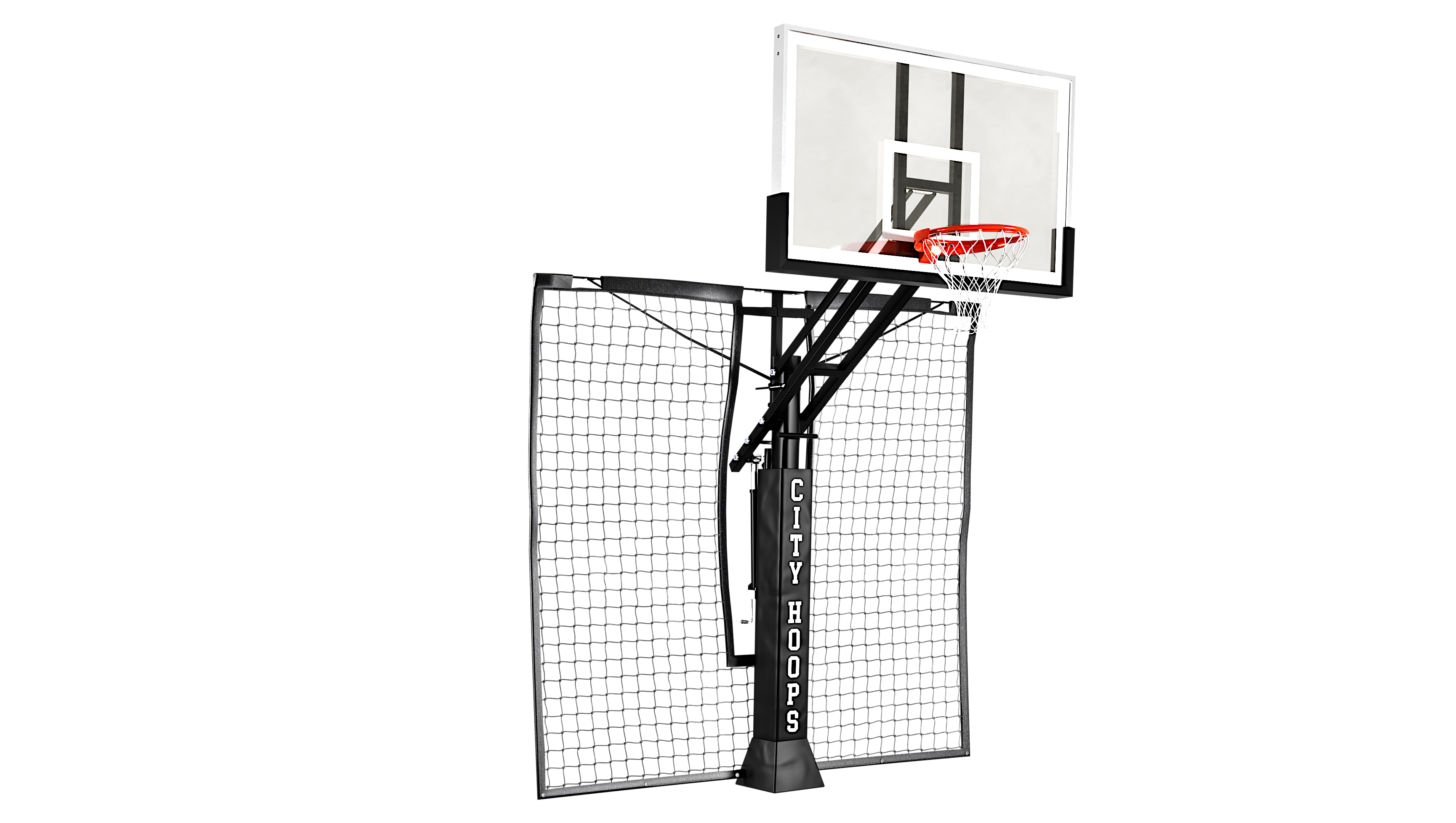 Basketball Backstop Netting System - City Hoops