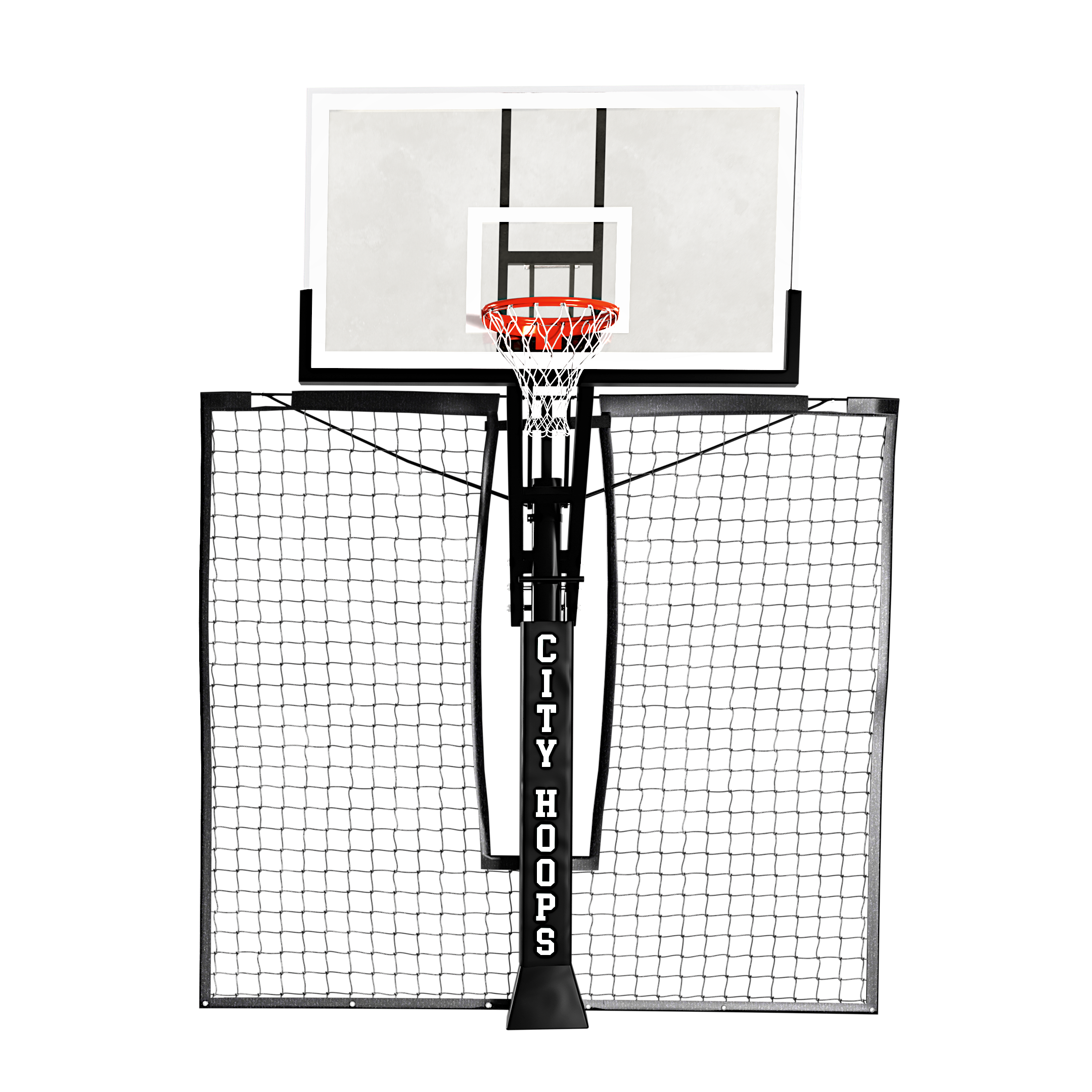 Basketball Backstop Netting System - City Hoops